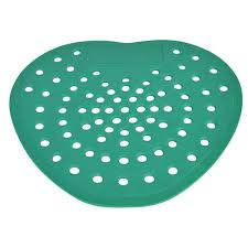 FLAT VINYL URINAL SCREEN W/ GREEN APPLE SCENT