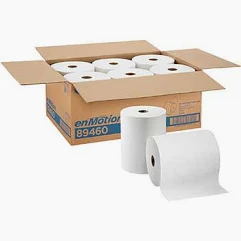 HIGH CAPACITY QUALITY ENMOTION TOWEL ROLL TOUCHLESS MEGA 10  10"/800' 6/PK (GP) IMITATION #346610