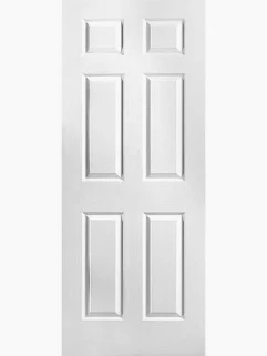 DOOR 6 PANEL HC COLONIA WHITE 30" X 80"