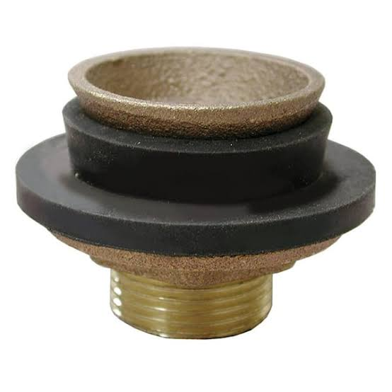 CLOSET SPUDS BRASS 2" X 1-1/2"