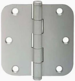 HINGE 3-1/2" X 3-1/2" RADIUS CORNER CHROME #86135R58DC