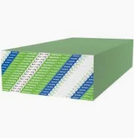SHEETROCK 5/8" 4' X 8' WATERPROOF GREEN