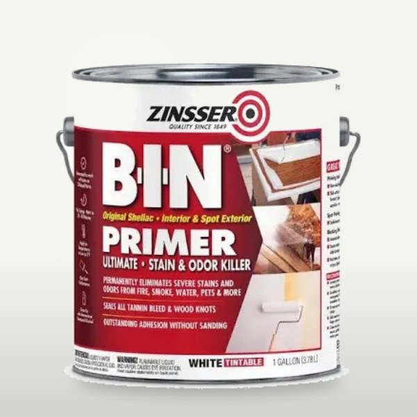 PAINT ZINSSER BIN PRIMER SEALER ULTIMATE STAIN BLOCKER SHELLAC BASE WHITE 1/GAL  #80300901