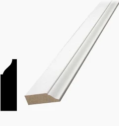 MOLDING STOP 1-5/8" F.J. 8' PRIMED  (.20/FT)