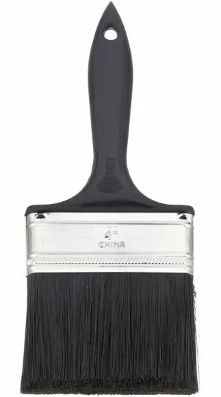 PAINT BRUSH 4" F/OIL BLACK BLENDED BRISTLE P40040