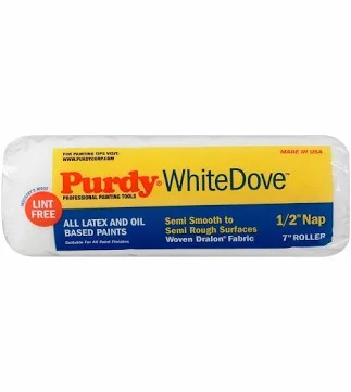 PAINT ROLLER REFILL 7" X 1/2" WHITE DOVE REFILL *PURDY* 07860