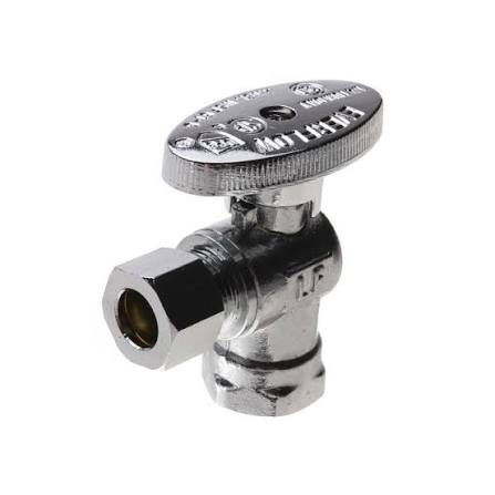 SPEEDY ANGLE 3/8" IPS X 3/8" OD CHROME *NO LEAD* EF71138NL
