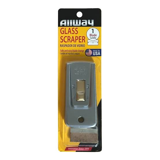 GLASS SCRAPER W/1 BLADE ALLWAY GTS