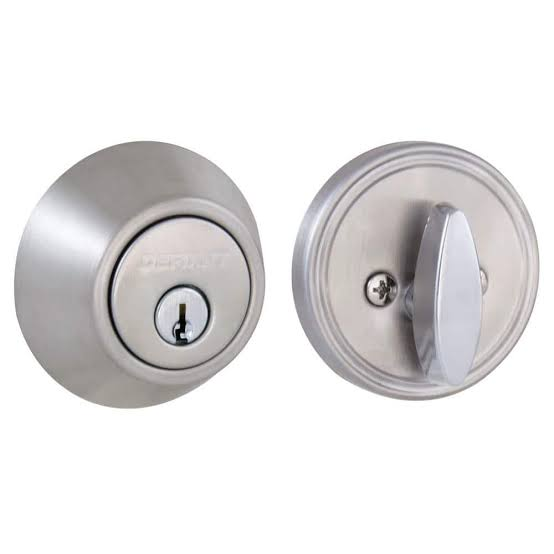 DEADBOLT SINGLE CYLINDER CHROME  #TUFD0526A