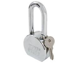 PADLOCK LARGE STEEL BALL LONG SHACKLE KD  TUF5258LS
