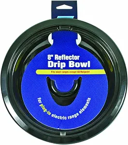 DRIP BOWL 8"  BLACK CAMCO F/GAS RANGE 8" #00513