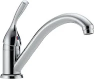 KITCHEN FAUCET DELTA SINGLE HANDLE SINGLE HOLE CHROME 101-DST