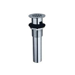 POLISHED CHROME GRID STRAINER W/OVERFLOW EF3413