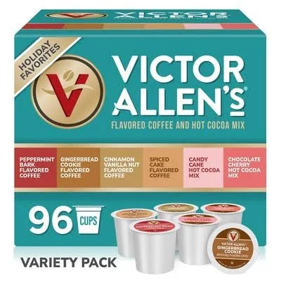 K-CUPS KEURIG VARIETY PACK 96/CT 4 FLAVOR VICTOR ALLEN