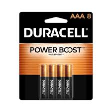 DURACELL AAA BATTERY *USA * COPPER TOP 8/PACK 7561608 84401