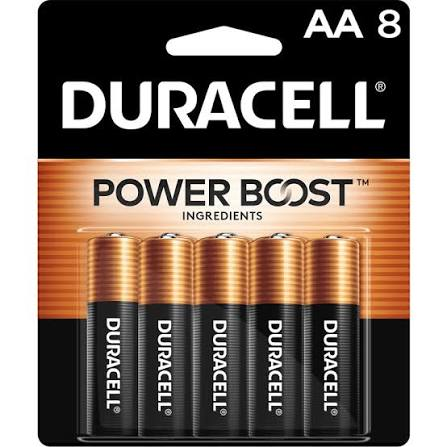DURACELL AA BATTERY *USA * COPPER TOP 8/PACK 2698827