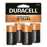 DURACELL COPPER TOP USA C BATTERY 4/PACK 1374149