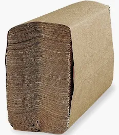 SINGLE FOLD TOWELS  NATURAL BROWN P600N