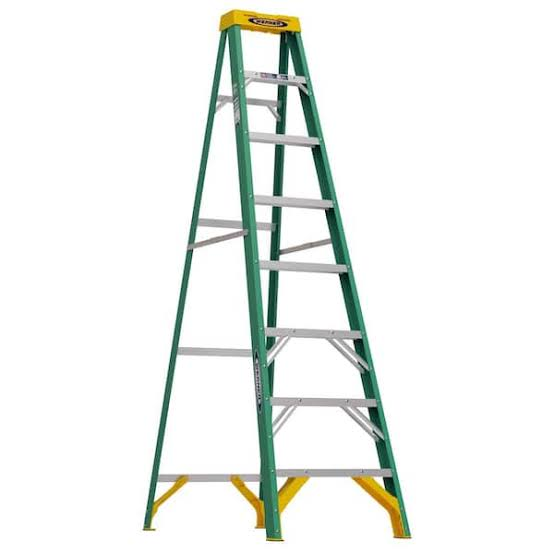 LADDER FIBERGLASS TYPE II 8' 225LB
