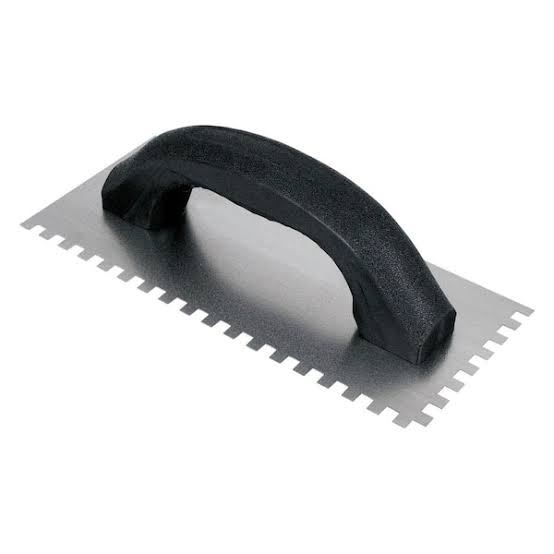 TROWEL LARGE NOTCH 9" X 4" HI CARBON STEEL F/GLUE #79837