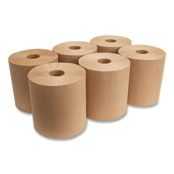 HAND PAPER TOWEL INDUSTRIAL ROLL BROWN 8"  6/ROLLS 1904 #NP6800EN