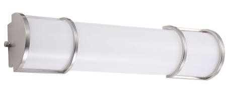 DECORATIVE VANITY FIXTURE LIGHT BAR BRUSHED NICKEL 36'' LED 30W CCT 32172