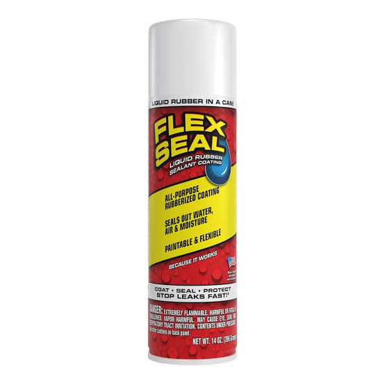 FLEX SEAL SPRAY  LIQUID RUBBER SEALANT COATING, 14oz WHITE FSWHTR20