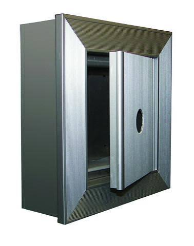 MAILMAN KEY KEEPER ALUMINUM 4" x 4-1/2" OUTSIDE FRAME 6-1/4 X 6-3/4 AUTKK