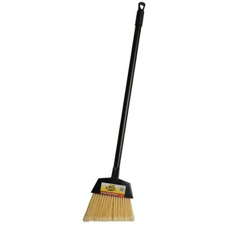 BROOM ANGLE PLASTIC LARGE W/48" WOOD HANDLE  4150